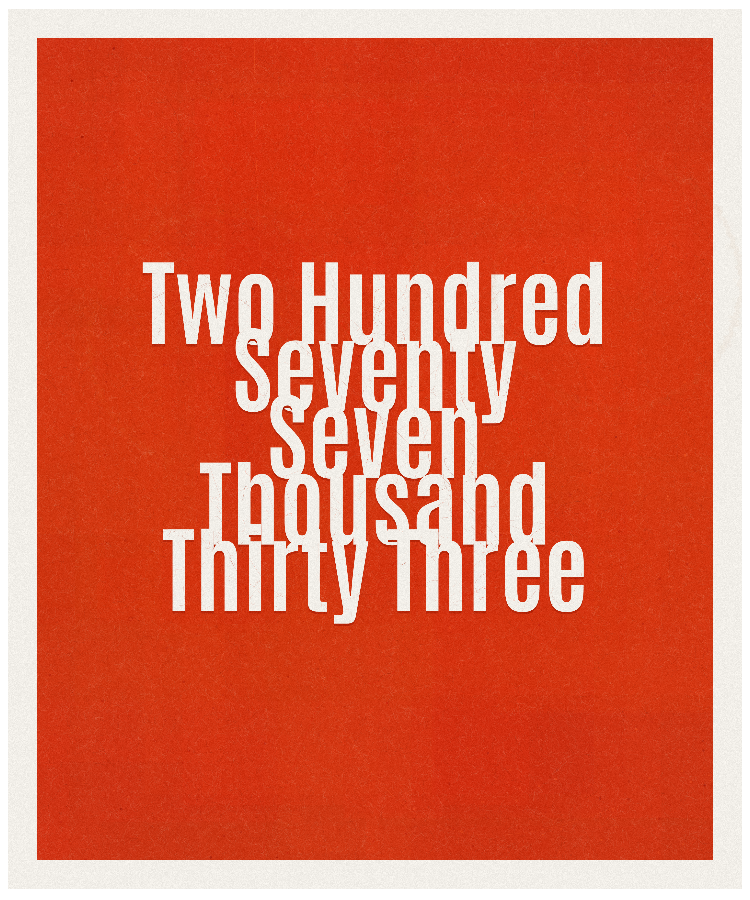 Count #277033