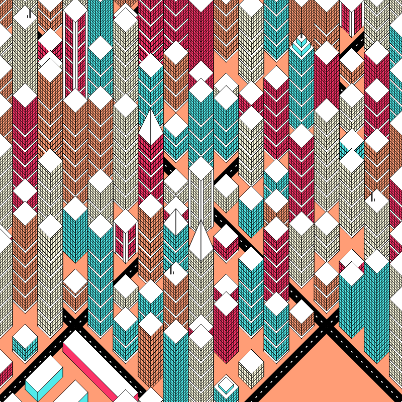 A City from Above #91