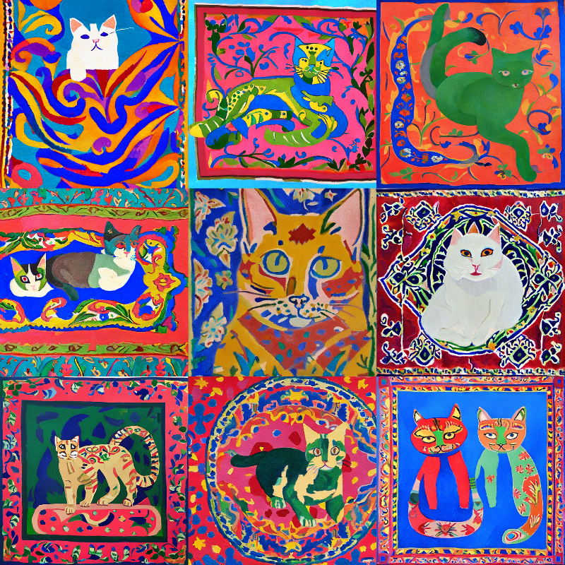 99 Patchworks of 9 Lives #19