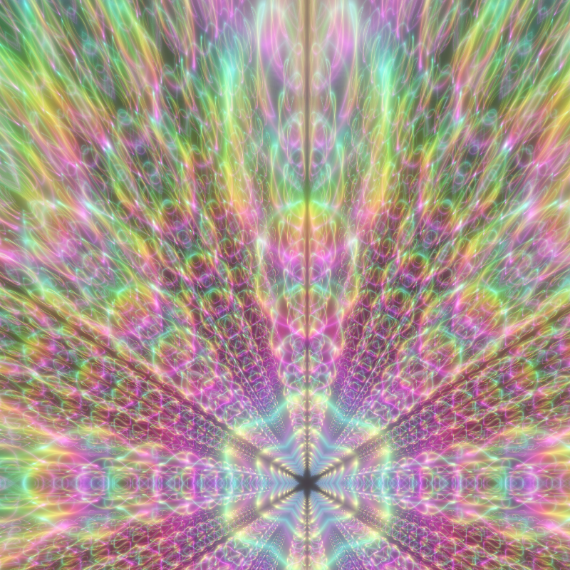 Fluorescent Hexagram #20