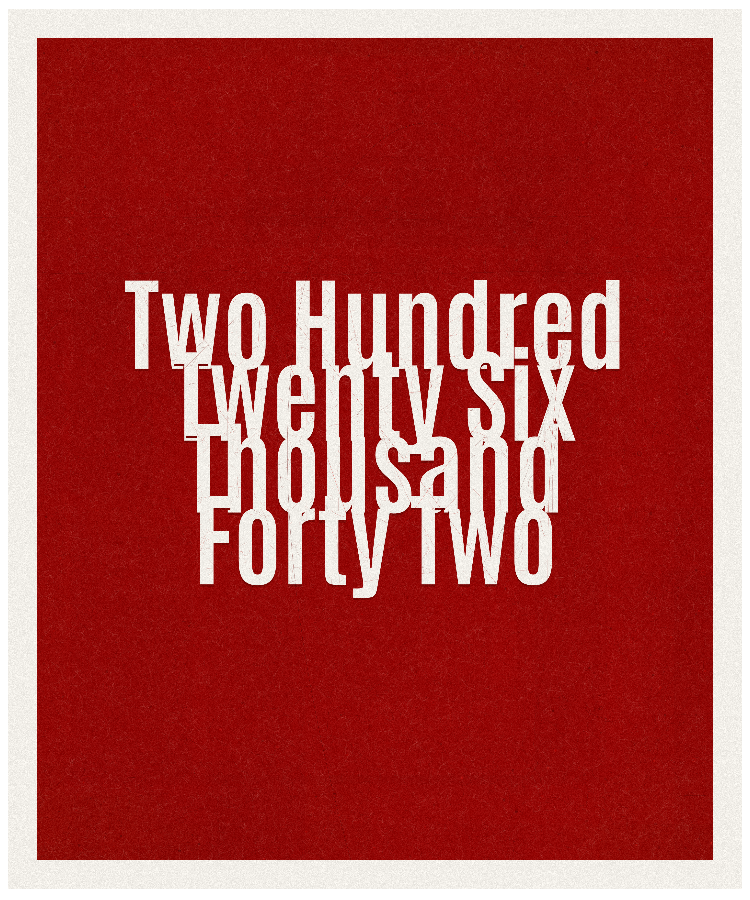 Count #226042