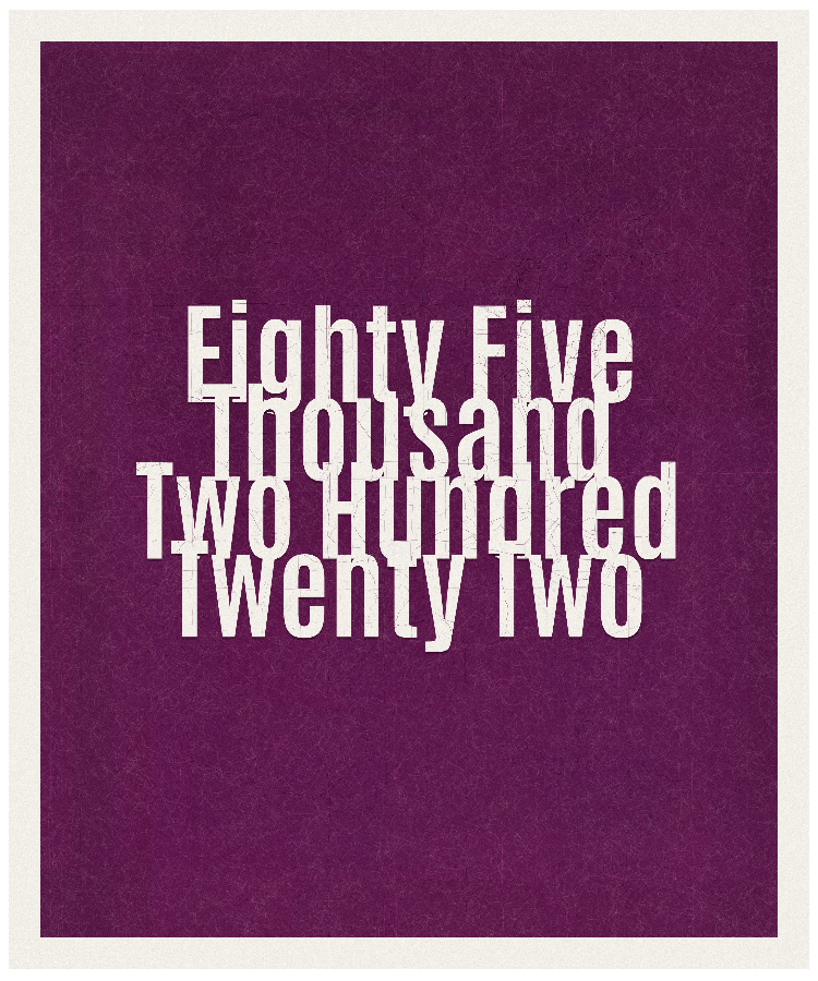 Count #85222