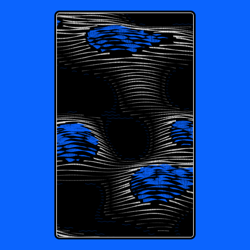 Topographic Playing Card #95