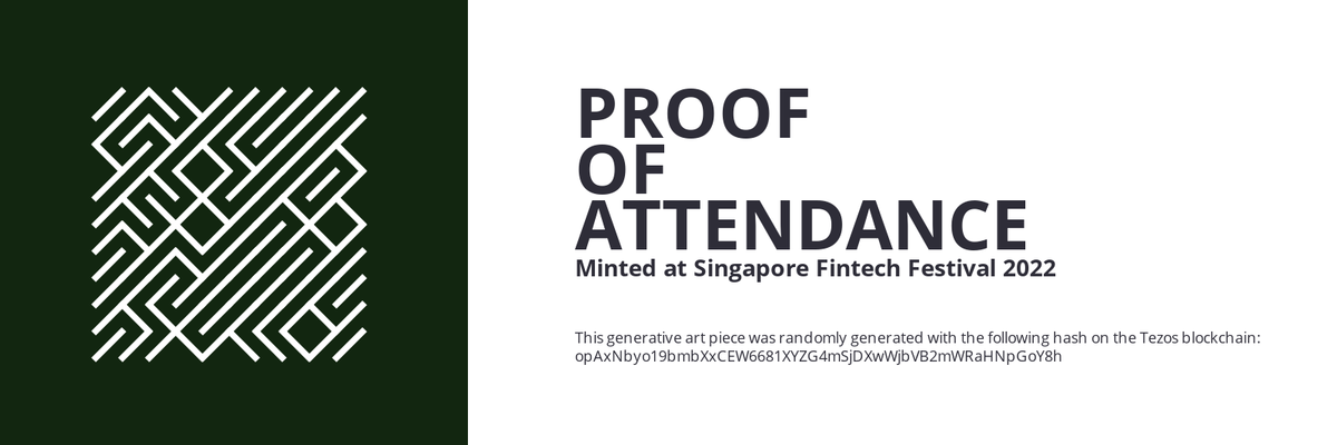 SFF2022 Proof of Attendance Token #170