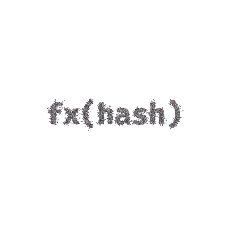 FXHASH Logo with Features #647