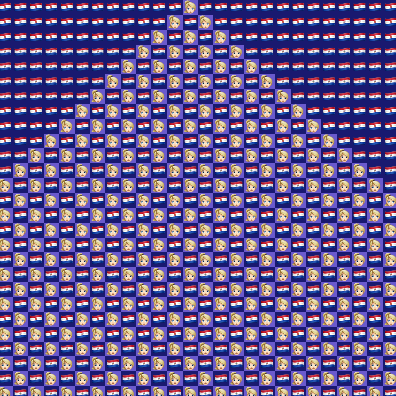 Elementary Cellular Emoji Automata #725