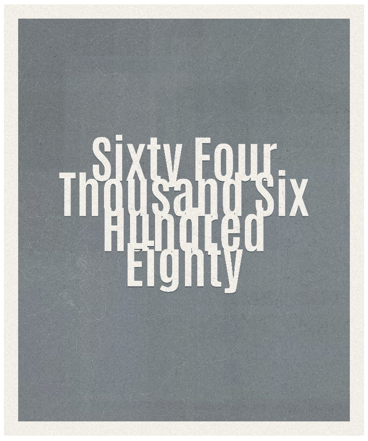 Count #64680