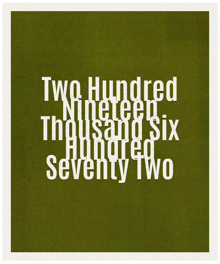 Count #219672