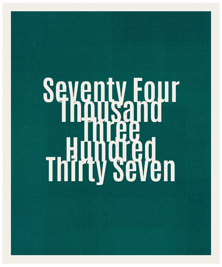 Count #74337