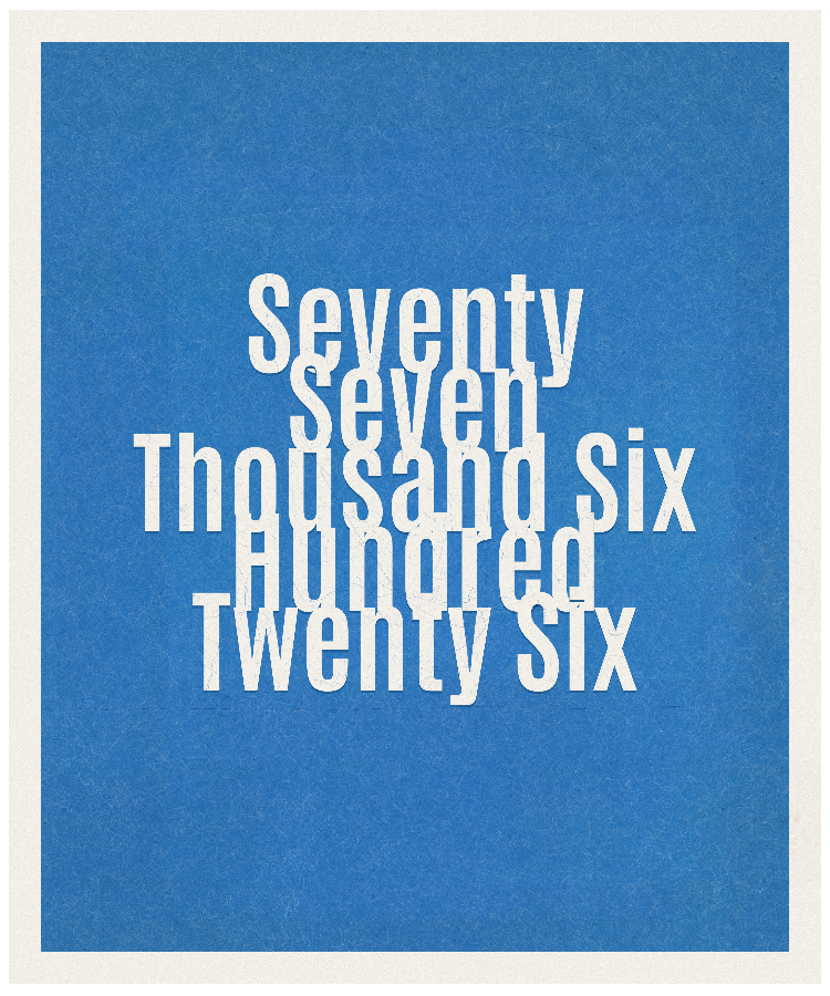 Count #77626