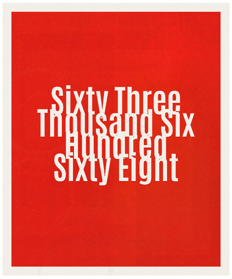Count #63668