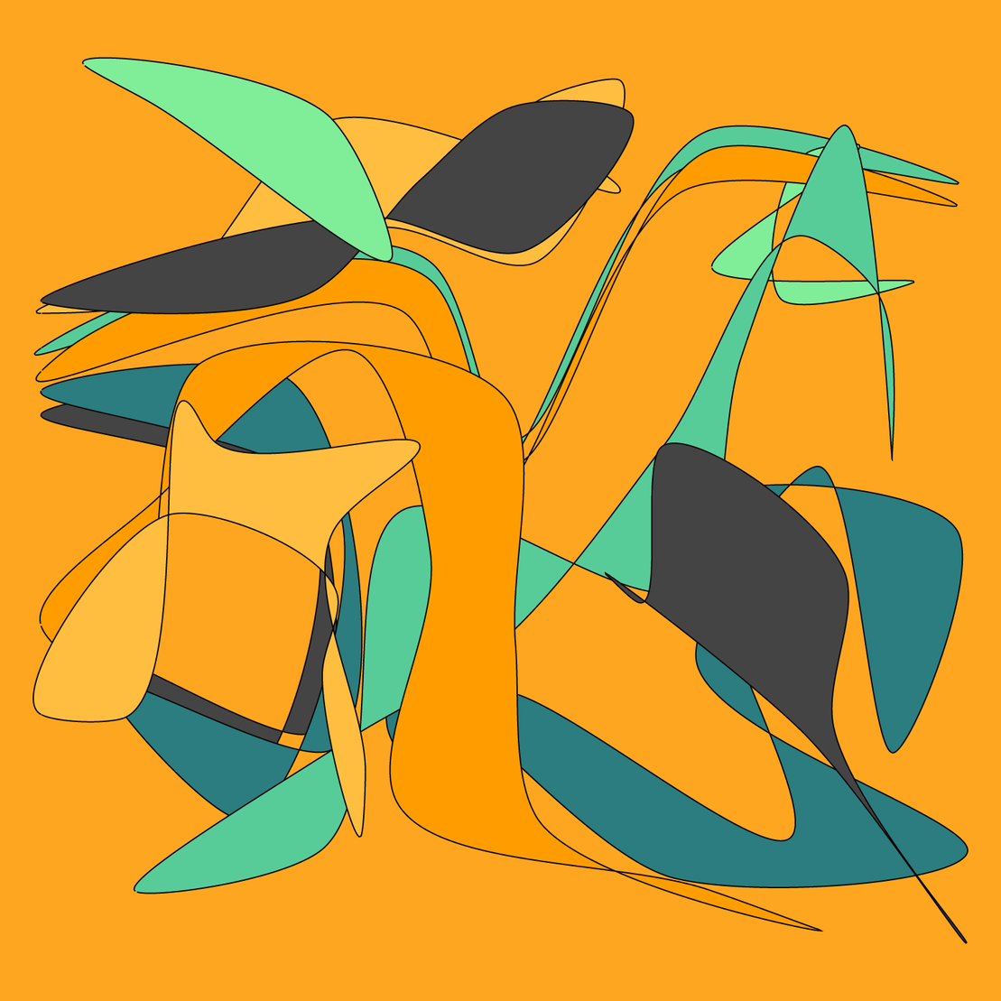 Geometric colorful shapes 2 (Free edition) #113