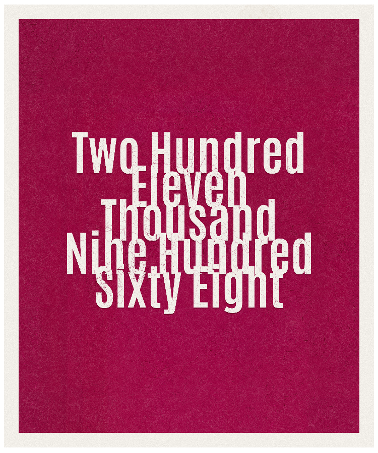 Count #211968