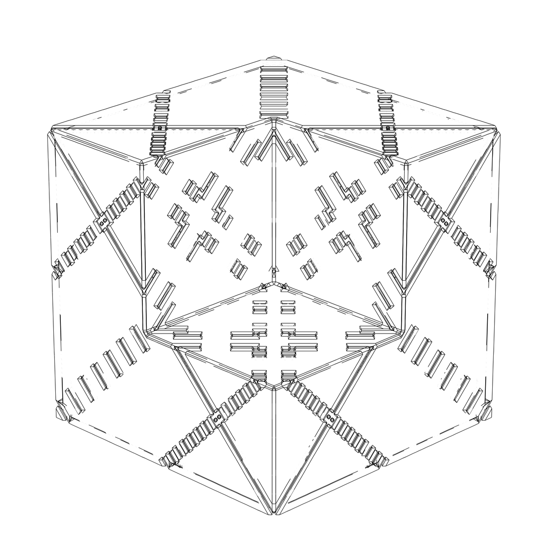 LL21 Alien Art Cube #965