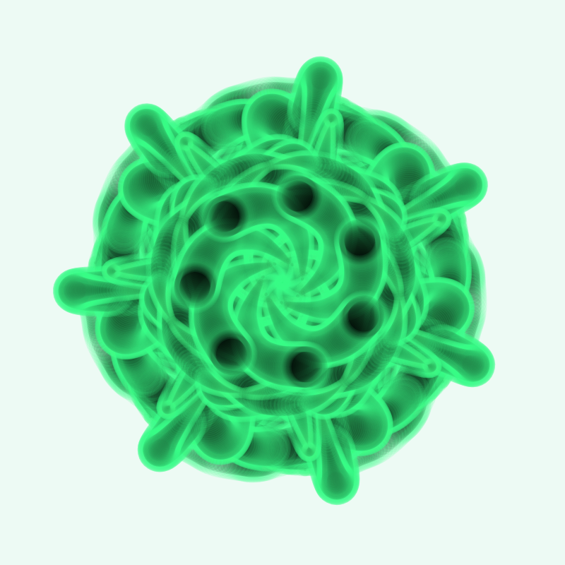 Math Flower #9