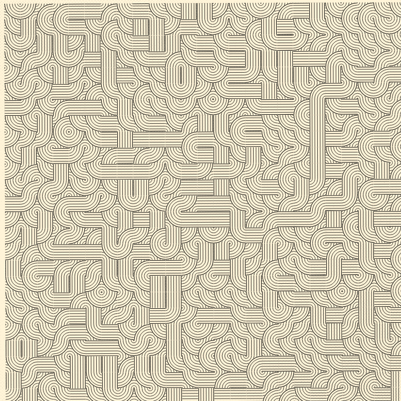 Dirty Interlaced Truchet Tiles #11