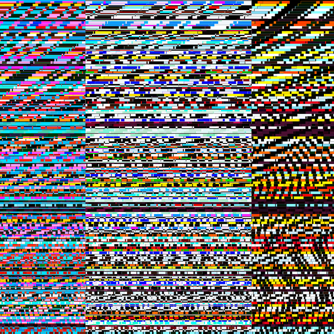 Glitchometry Stripes #69