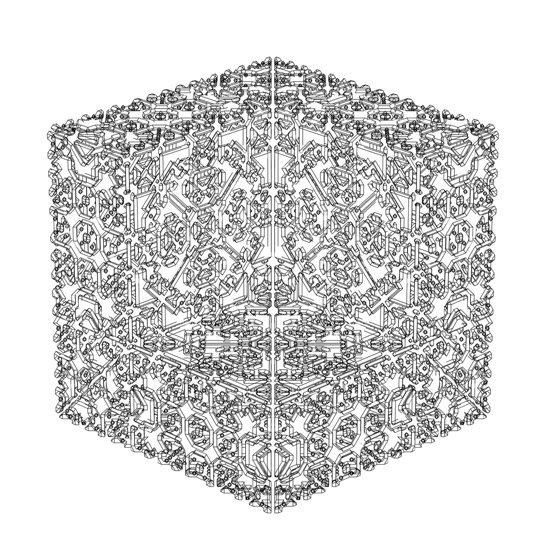 LL21 Alien Art Cube #721