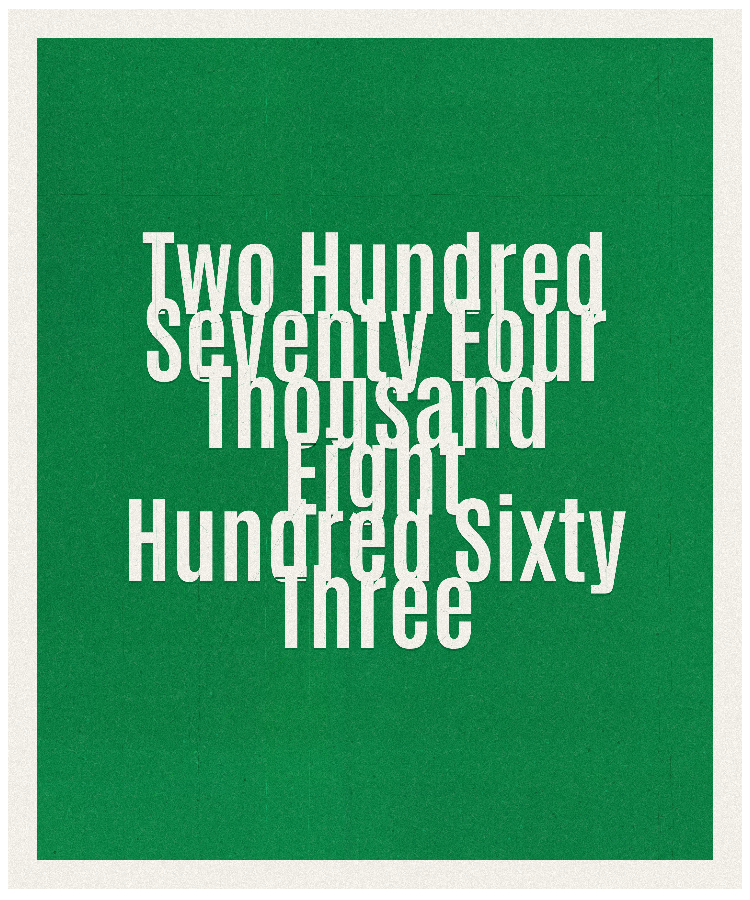 Count #274863