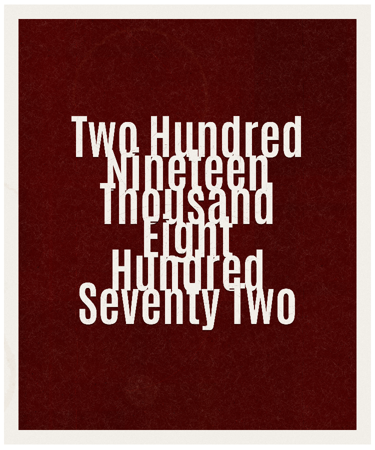 Count #219872