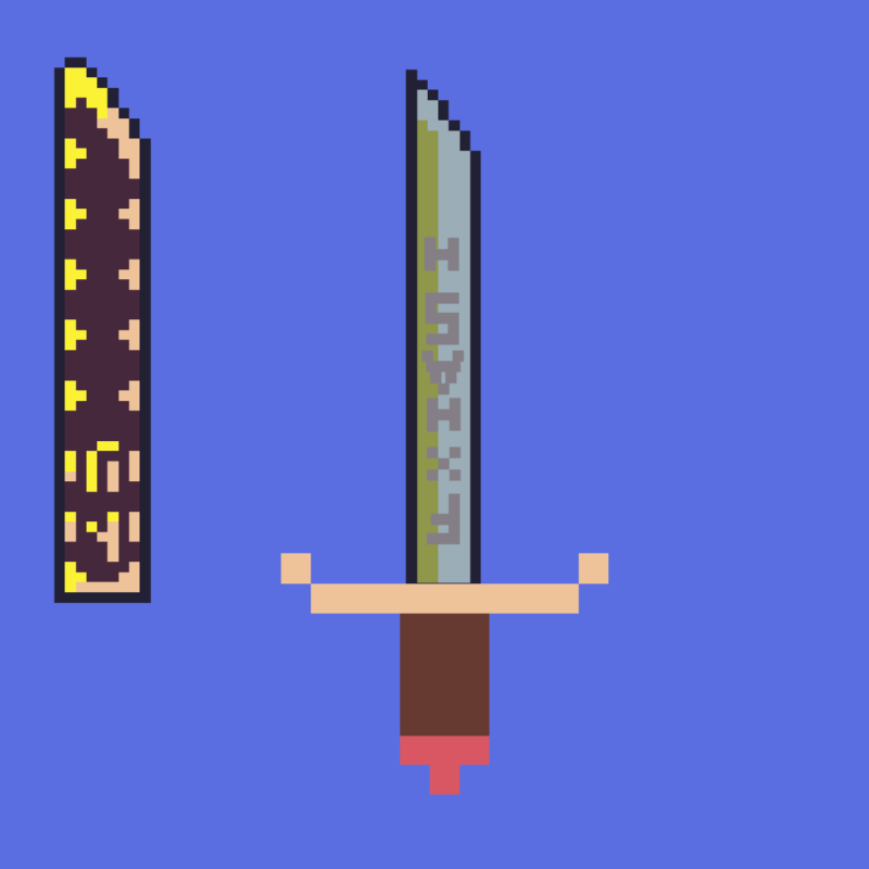 Generative Pixel Swords #1