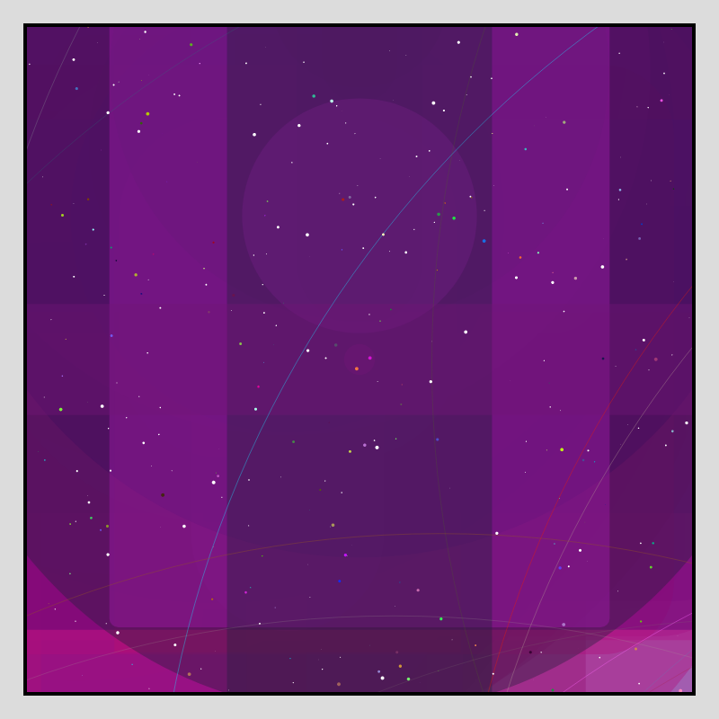 Color Field Starry B #183