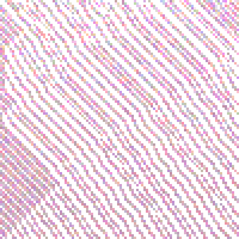 Colored Elementary Cellular Automaton #132