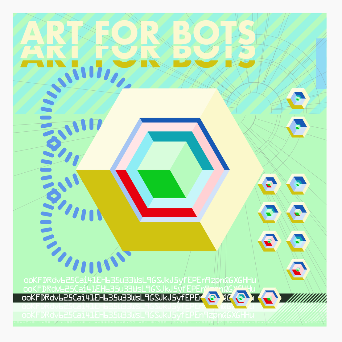 Hexagones - Art forBots forHumans forPrint #4