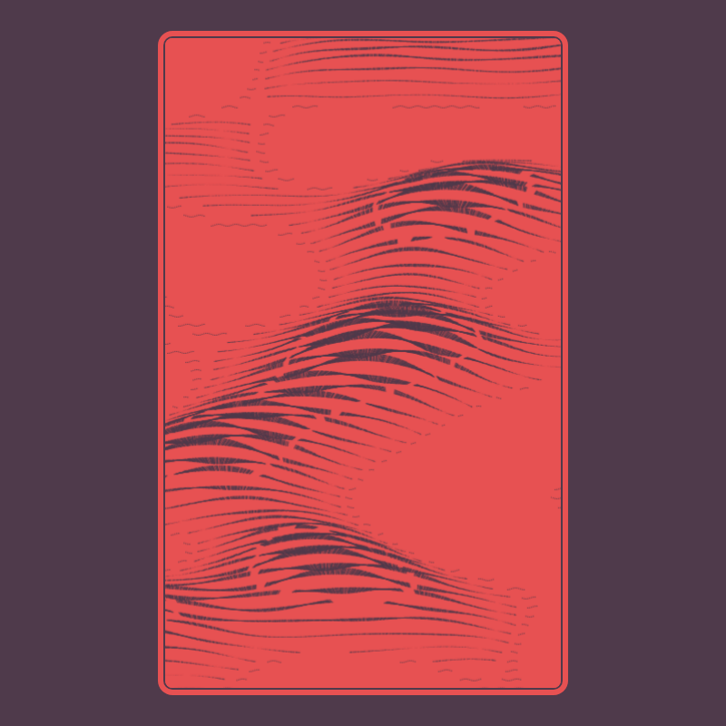 Topographic Playing Card #73