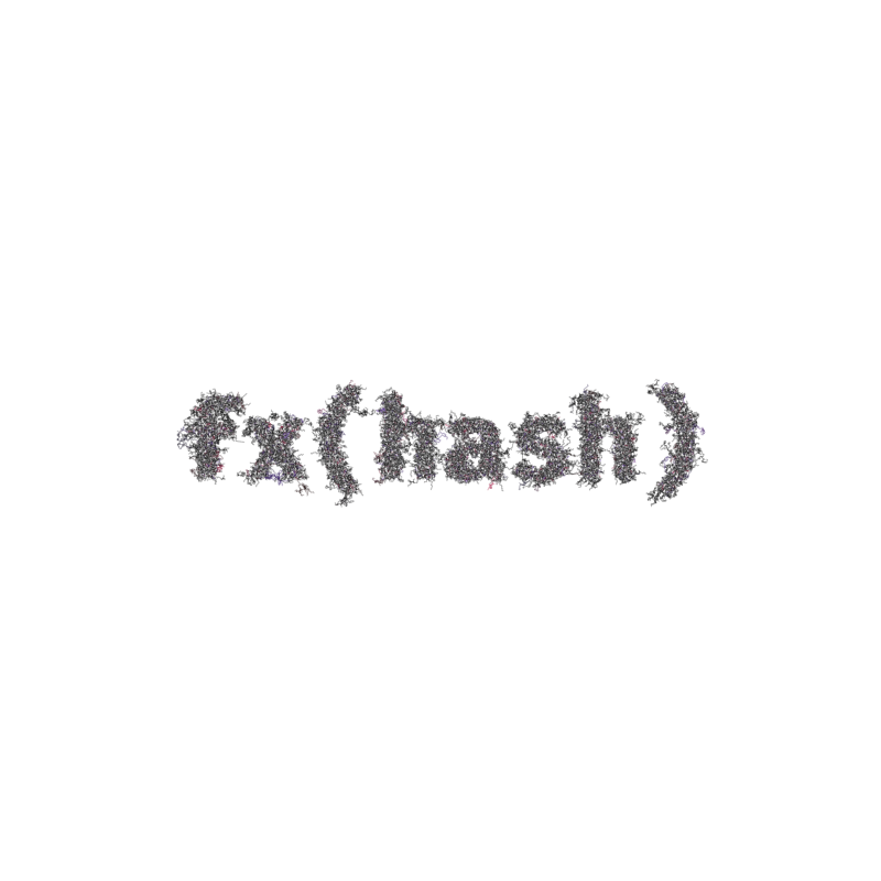 FXHASH Logo with Features #609