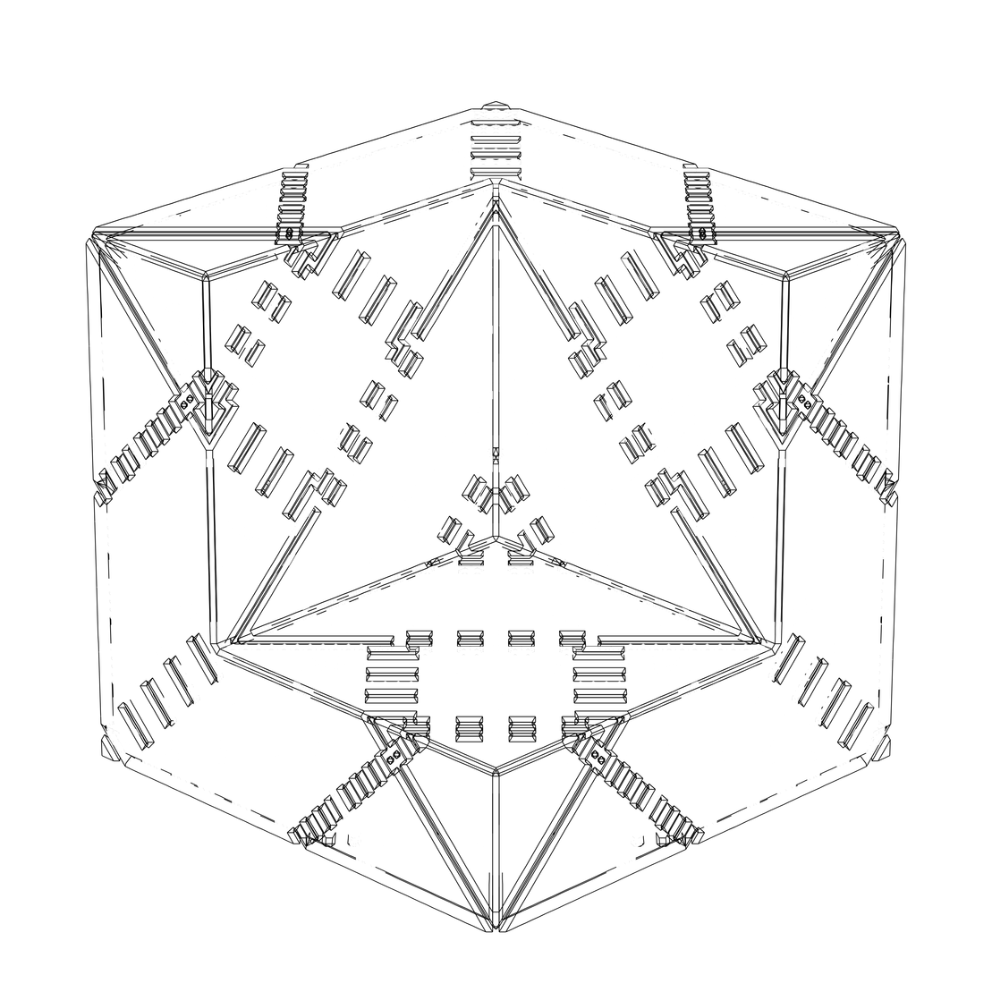 LL21 Alien Art Cube #974