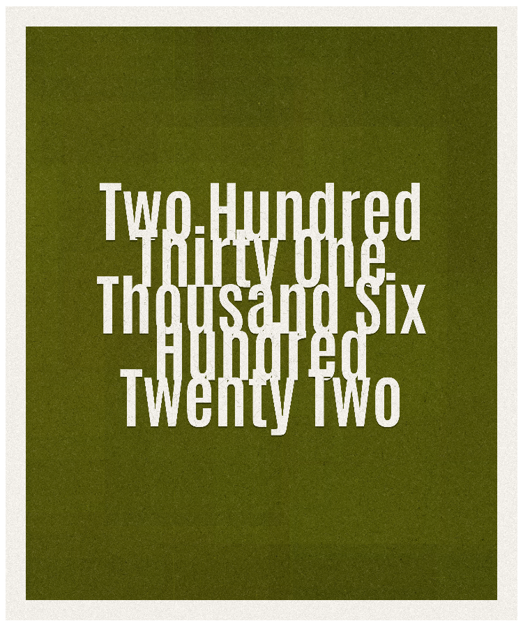 Count #231622