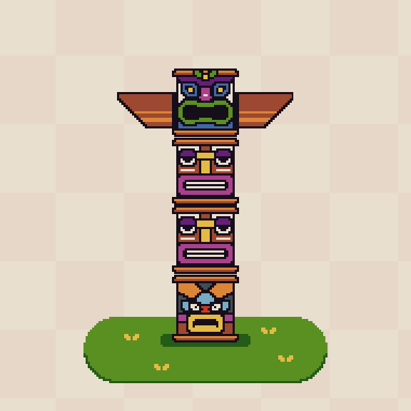 Tiki Totem  #21