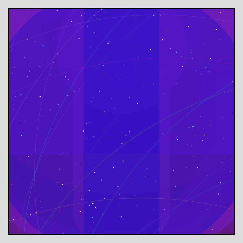 Color Field Starry B #117