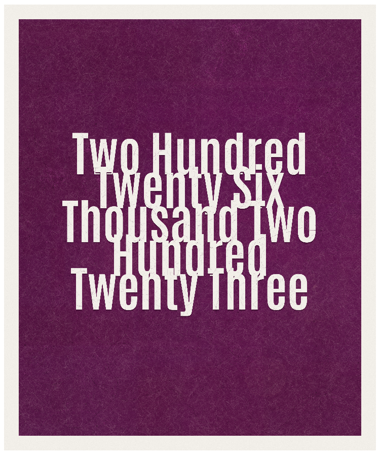 Count #226223