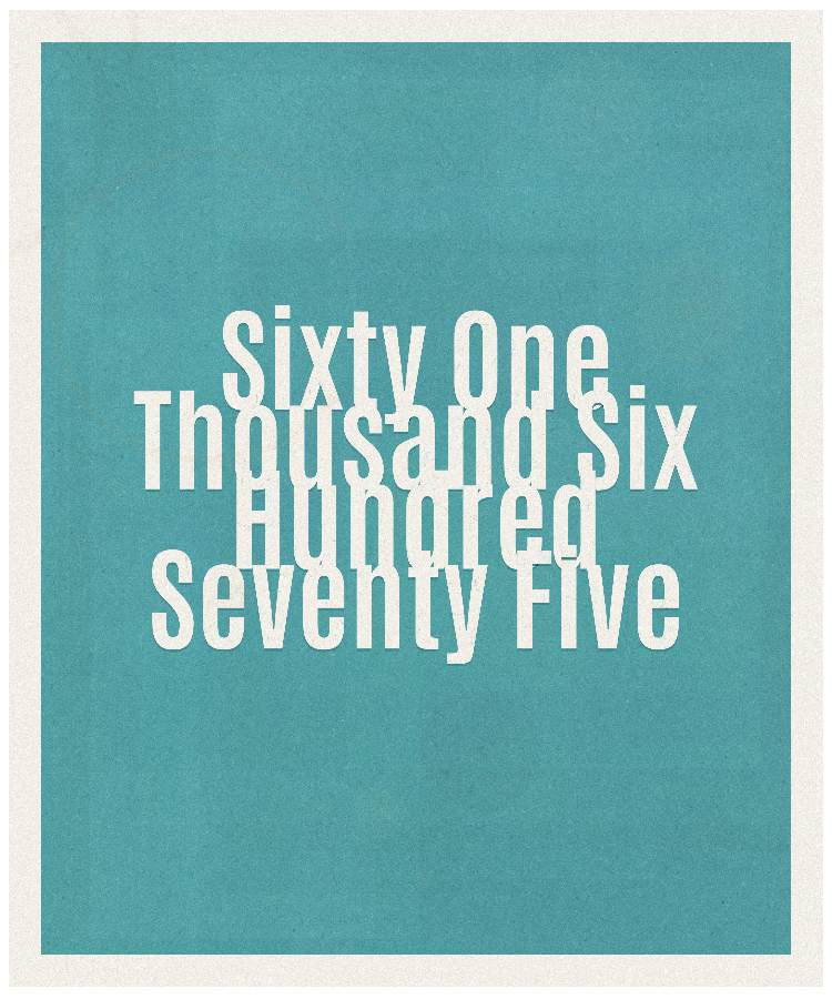 Count #61675