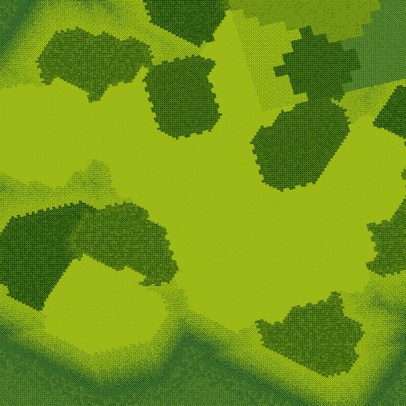 Littlecube Maps: Green Dithering #10