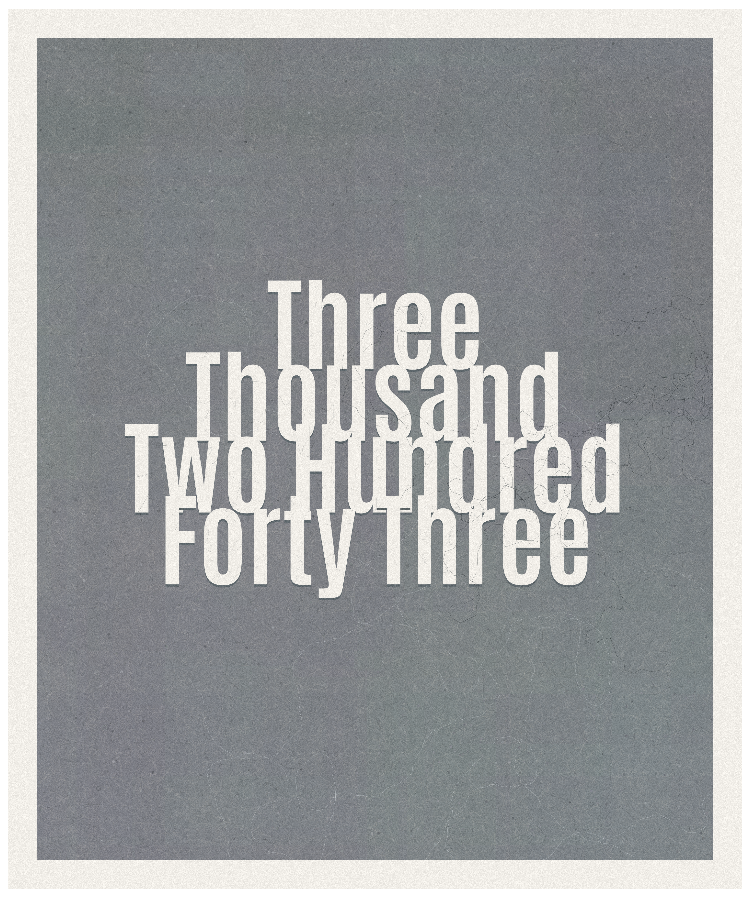 Count #3243