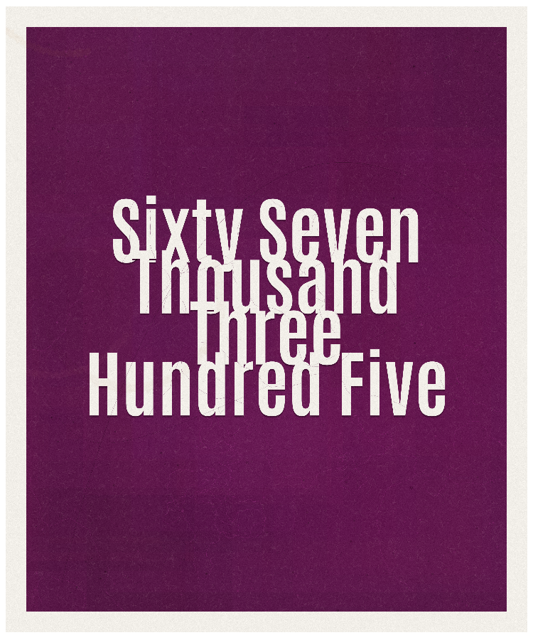 Count #67305