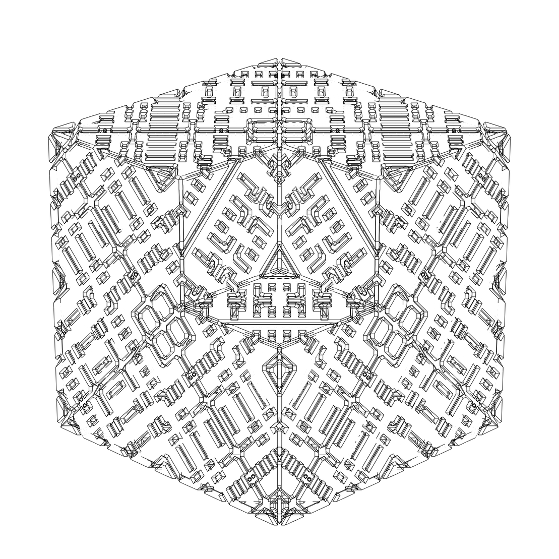 LL21 Alien Art Cube #381