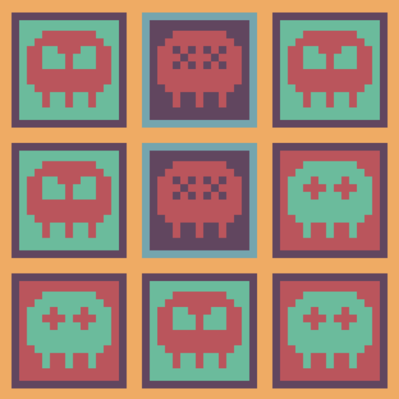 Retro Skulls #2