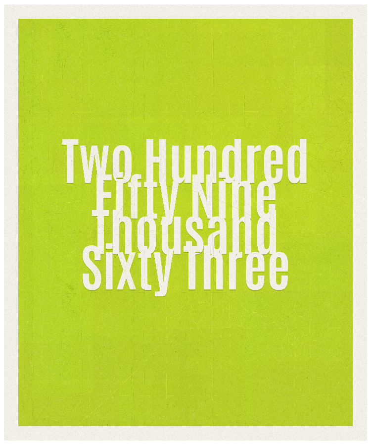 Count #259063