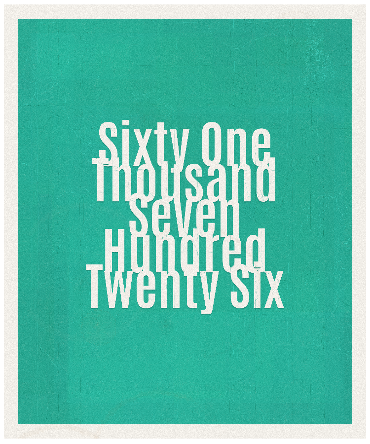Count #61726