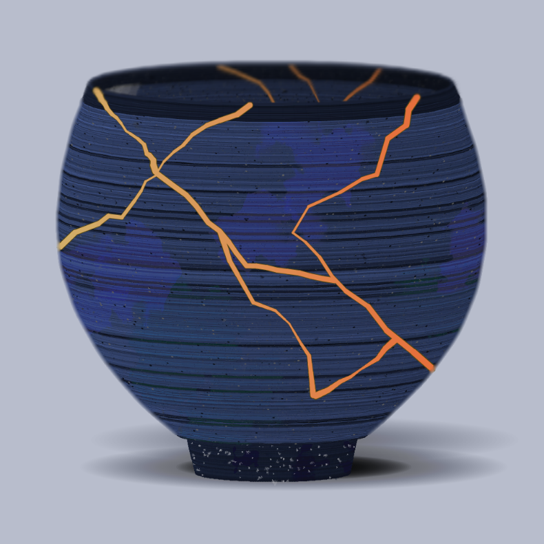 Kintsugi Pottery #13