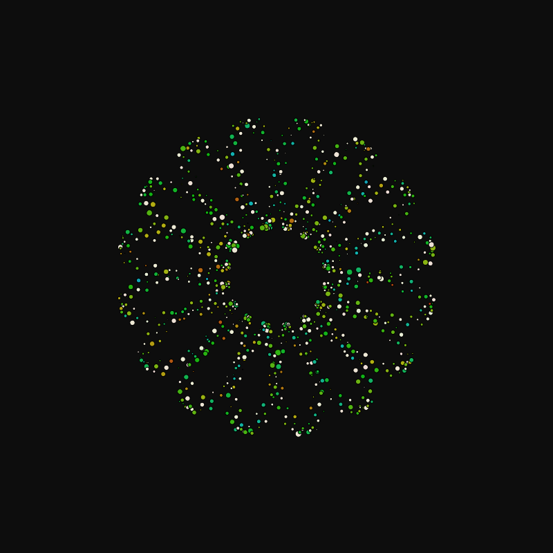 rotating particles #7