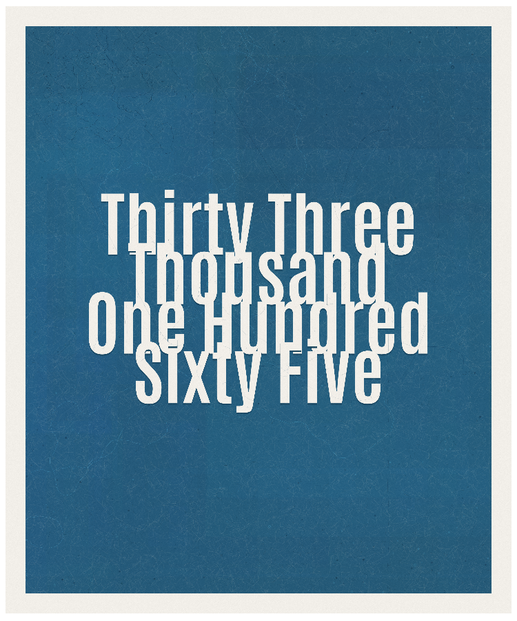 Count #33165