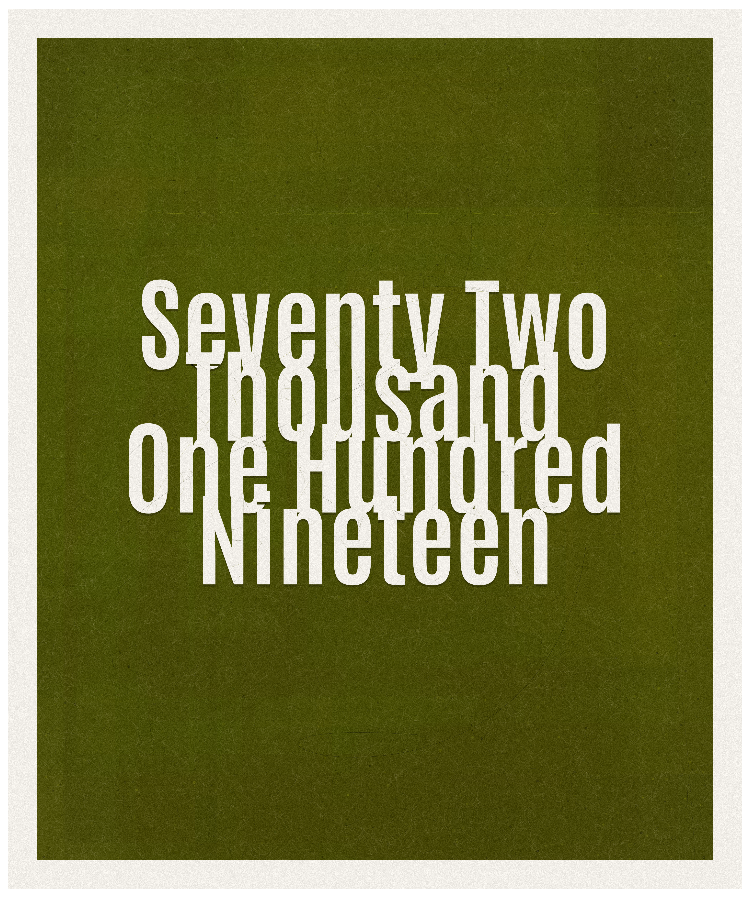 Count #72119