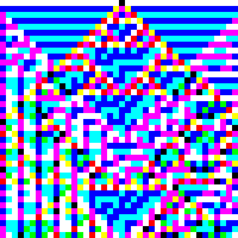 RGB Elementary Cellular Automaton #459