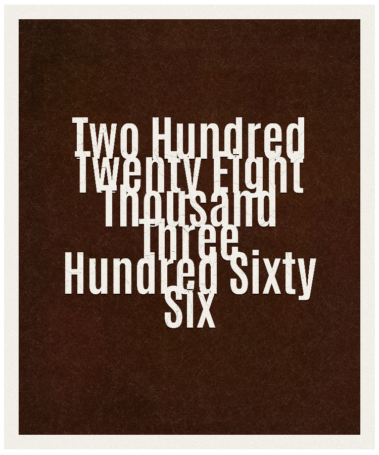 Count #228366