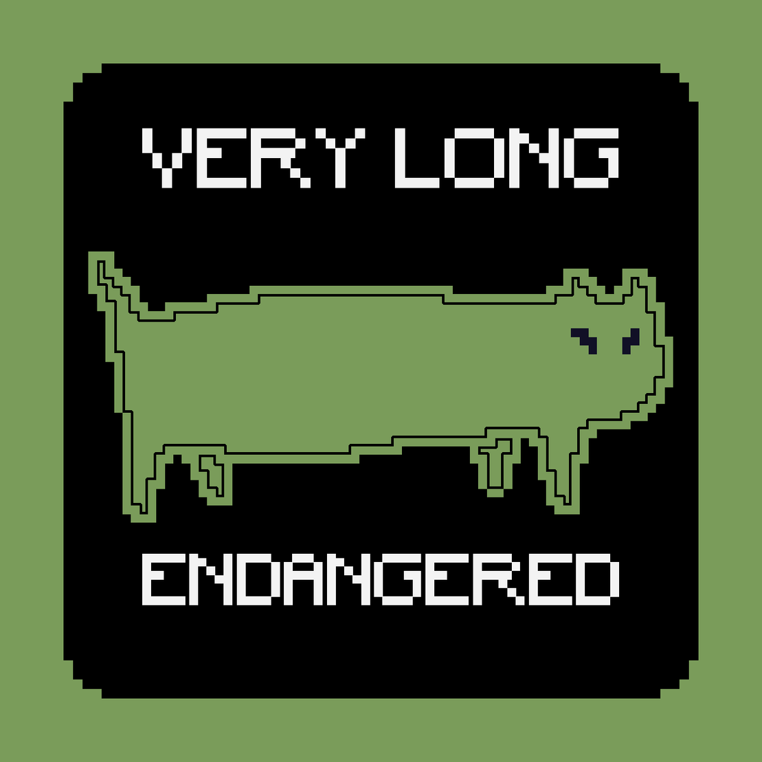 VERY LONG ENDANGERED CAT #17